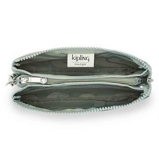 Kipling Creativity Large Printed Pouch Väska Turkos | SE 1118BE